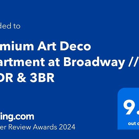 Premium Art Deco Apartment At Broadway // 4Bdr & 3Br Budapest Exteriör bild